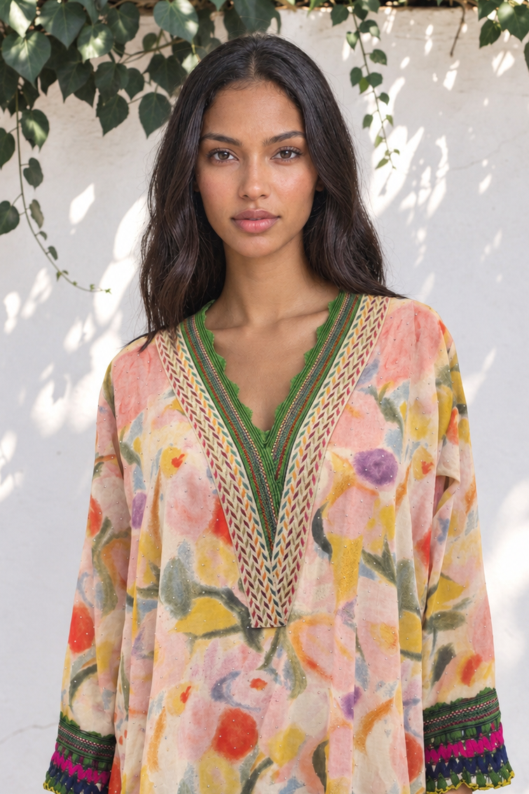 Zinat Kaftan Dress
